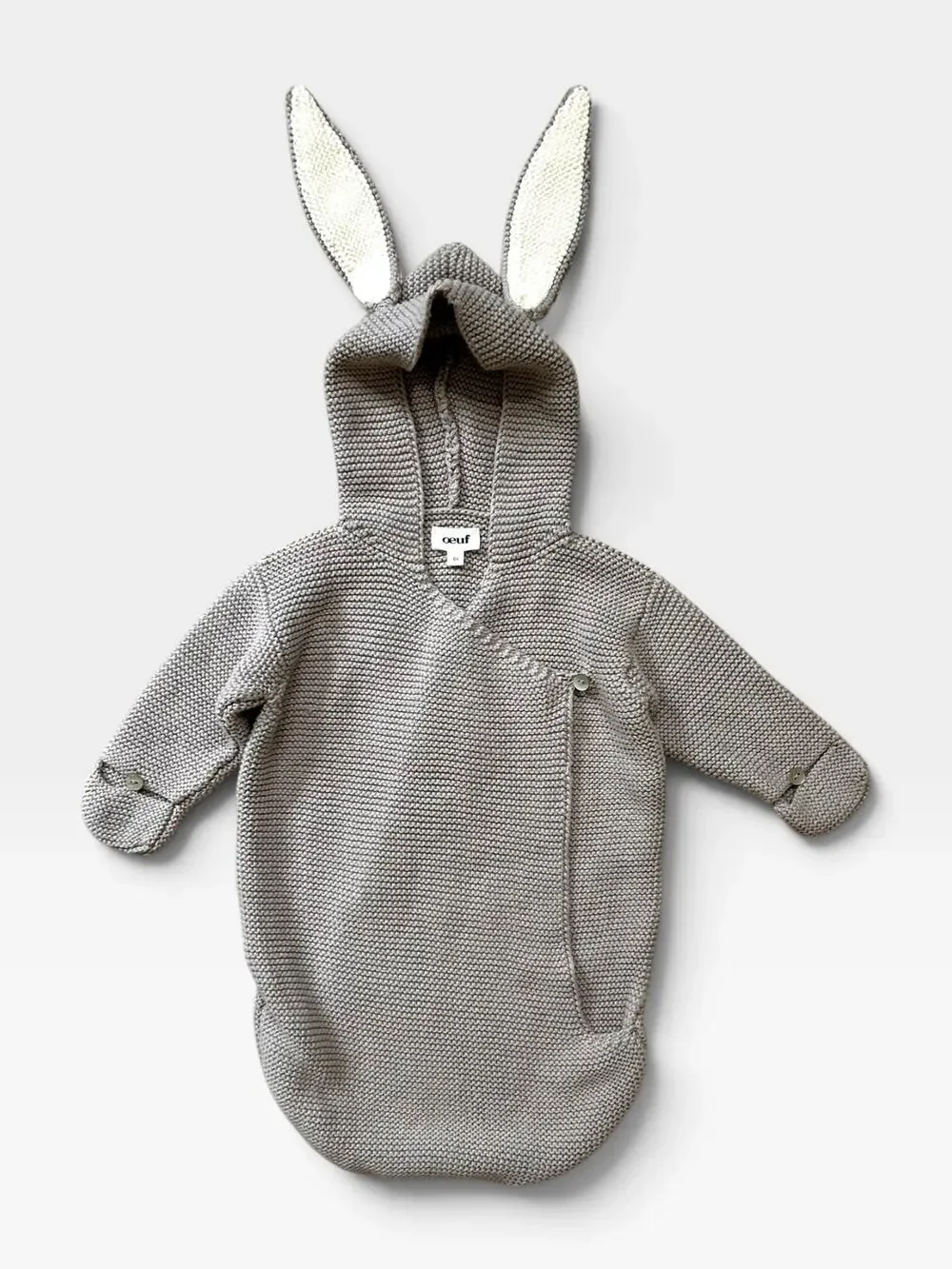 HTF Oeuf Knit Bunny Bunting Sleep Sack, One Size